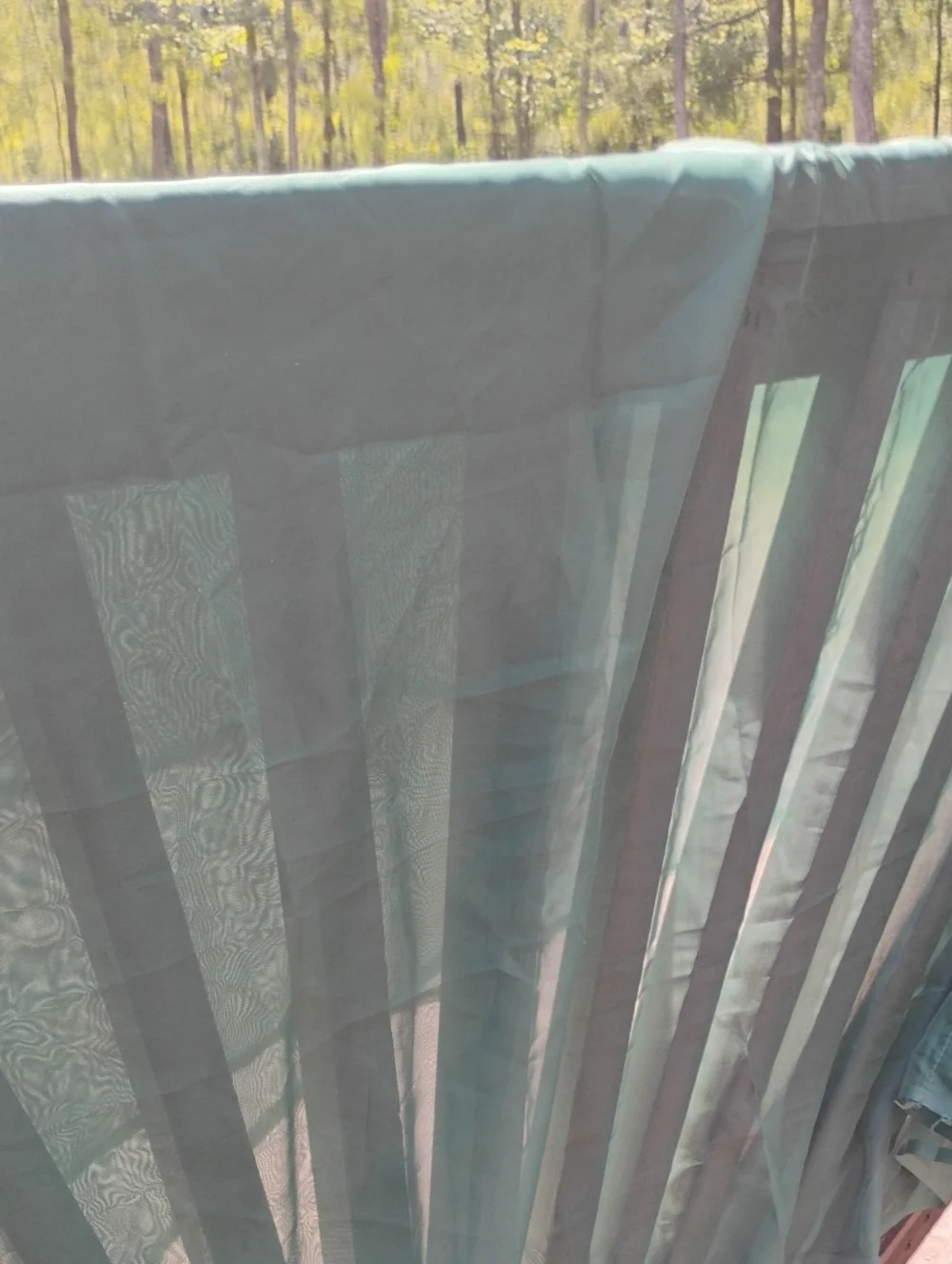 MOSS GREEN CREPE CURTAIN PANEL Made In USA  🇺🇸 EPLC